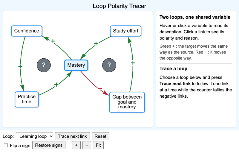 Loop Polarity Tracer
