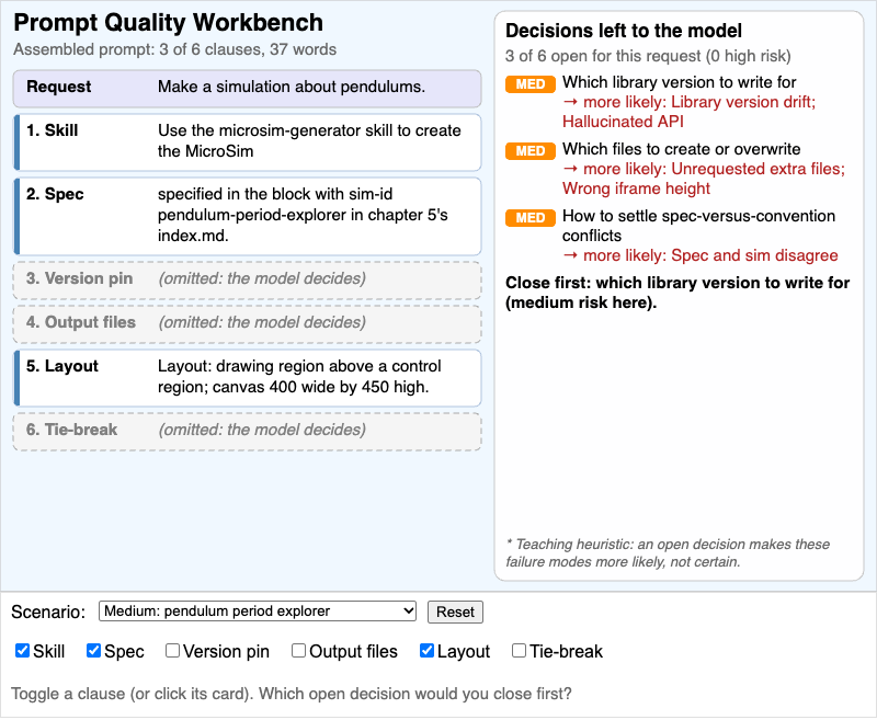 Prompt Quality Workbench