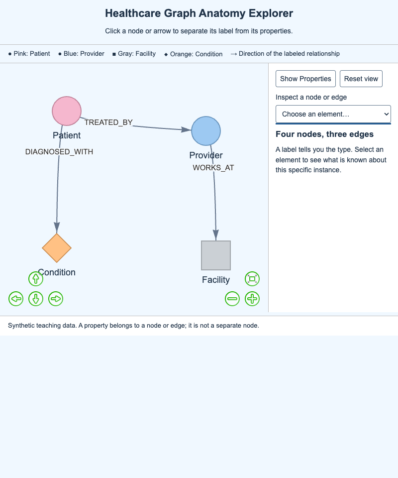 Healthcare Graph Anatomy Explorer