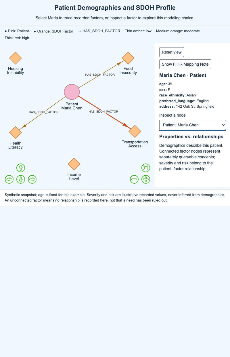 Patient Demographics and SDOH Profile