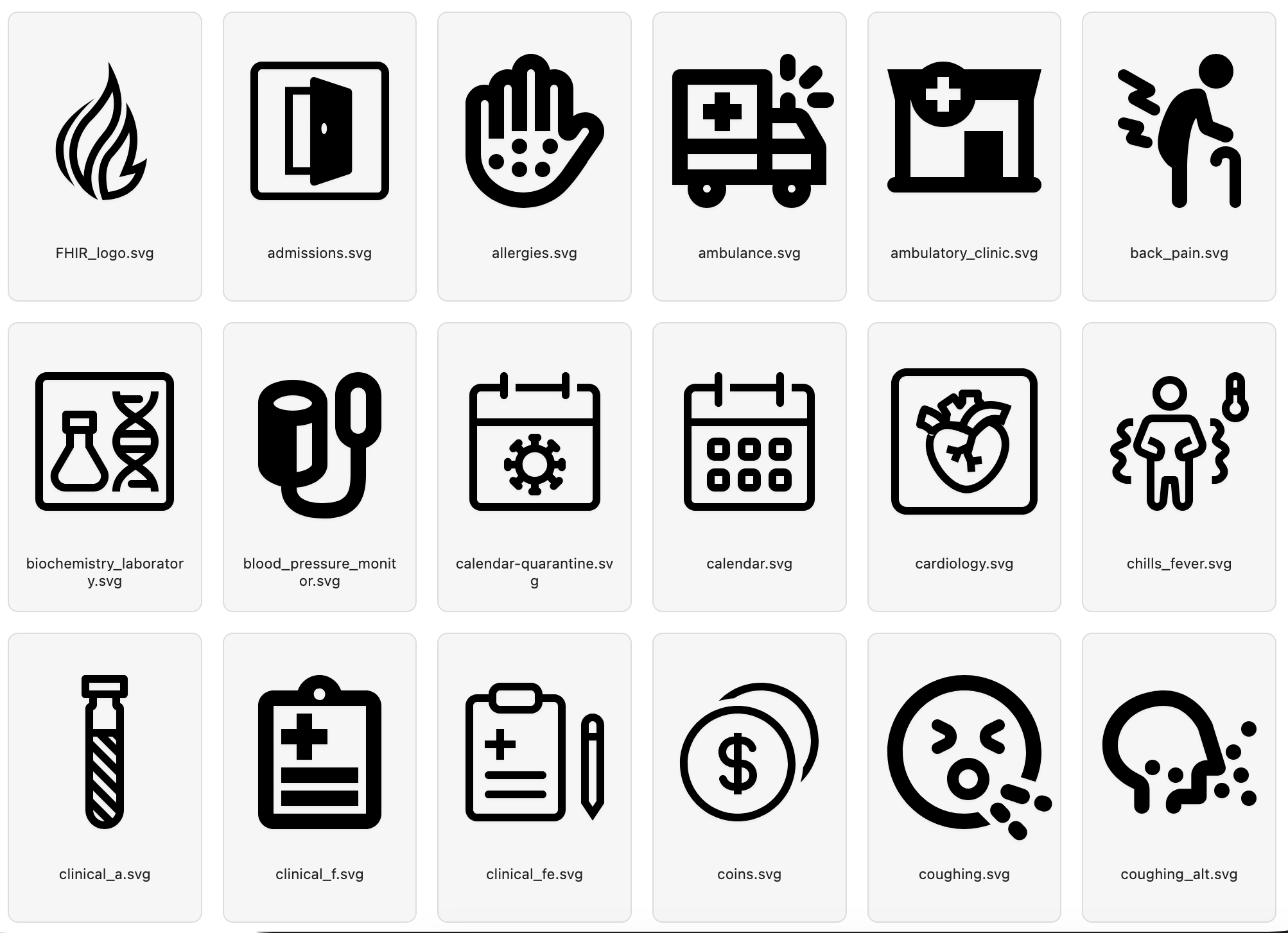 View Healthcare Icons