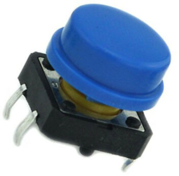 Momentary push button (6mm tactile switch) with four leads