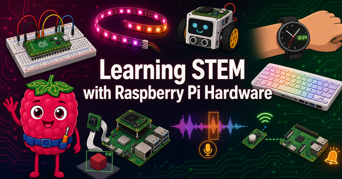 Learning STEM with Raspberry Pi Hardware cover