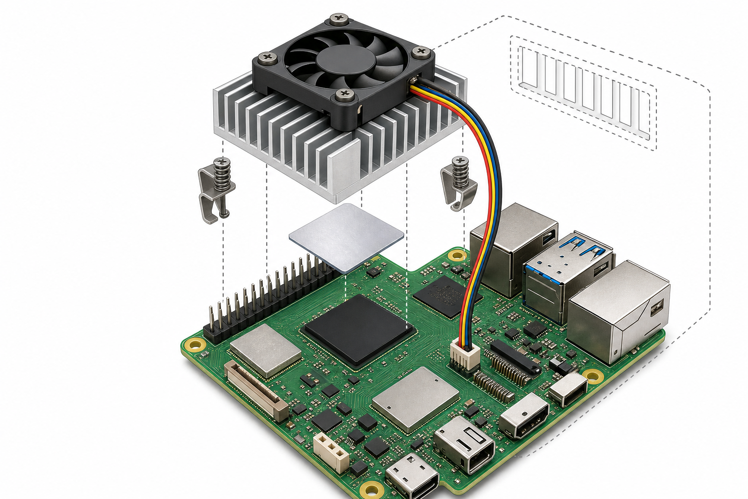 Raspberry Pi 5 Active Cooling Anatomy