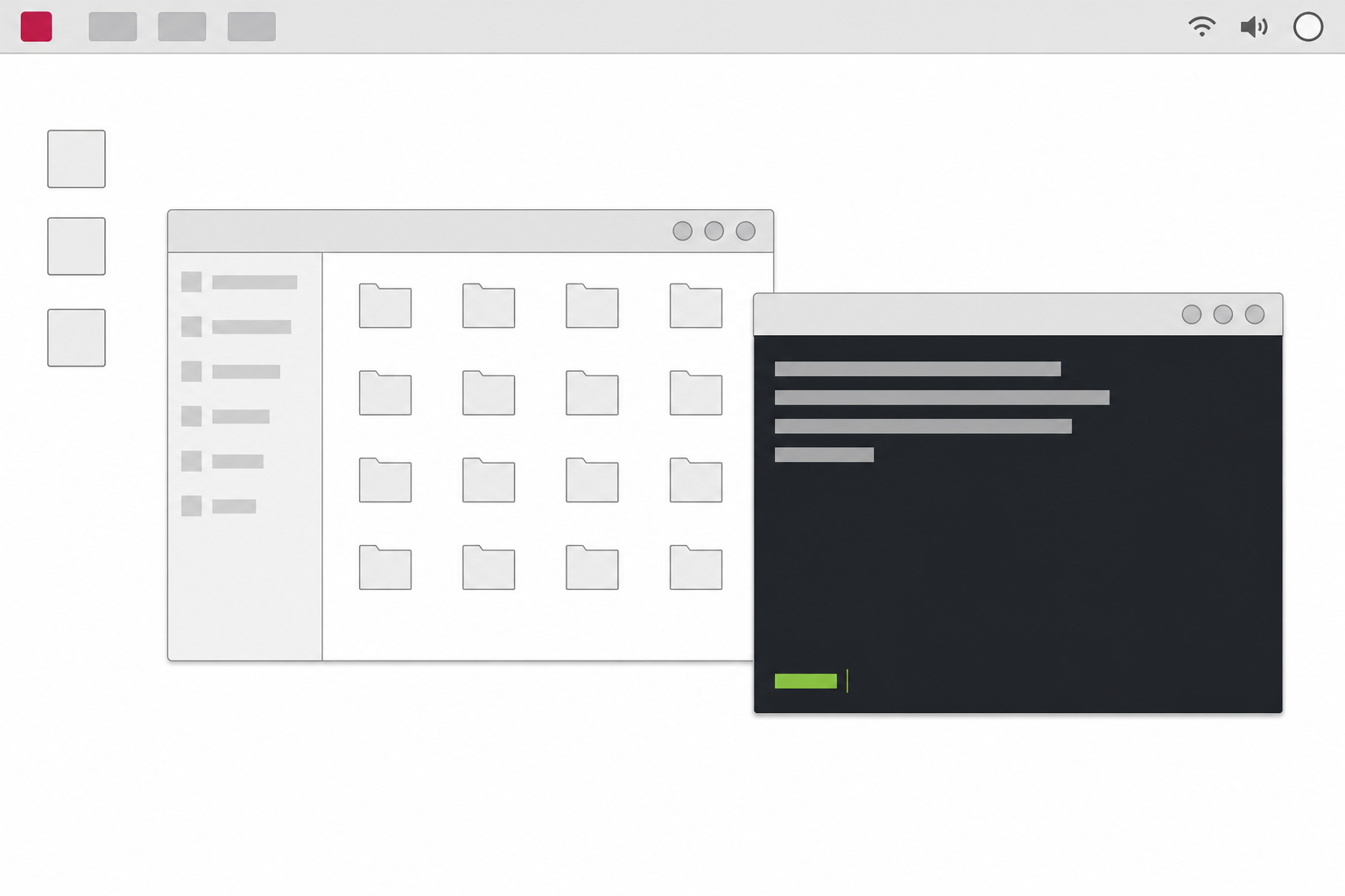 Raspberry Pi OS Desktop Anatomy