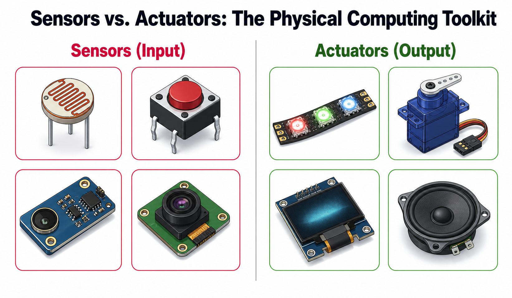Sensors vs. Actuators