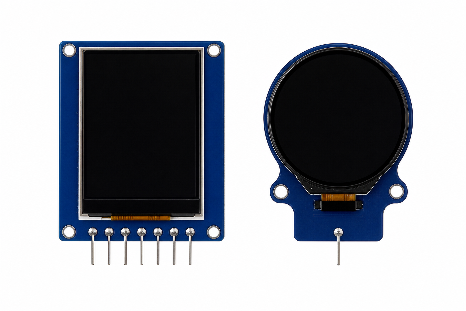 TFT and Round Display SPI Pinout