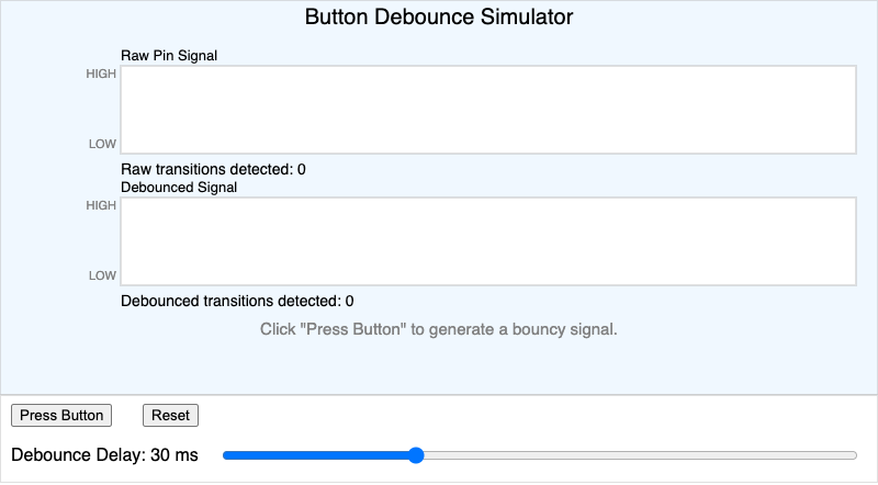 Button Debounce Simulator