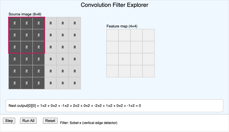 Convolution Filter Explorer