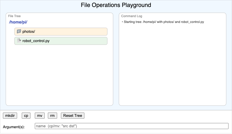 File Operations Playground
