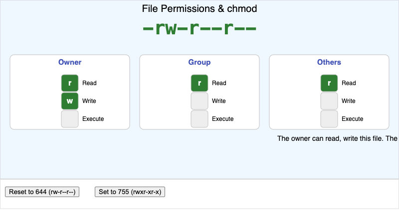 File Permissions and Chmod Simulator