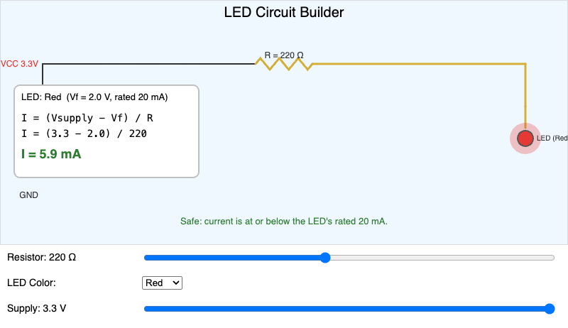 LED Circuit Builder