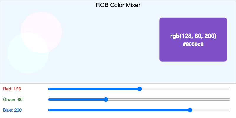 RGB Color Mixer