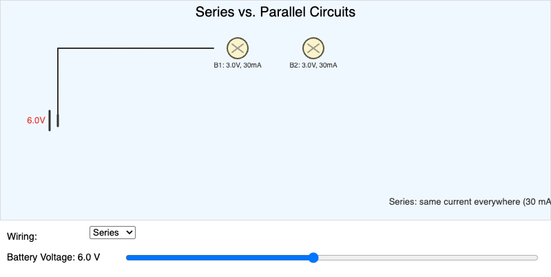 Series vs. Parallel Circuit Explorer