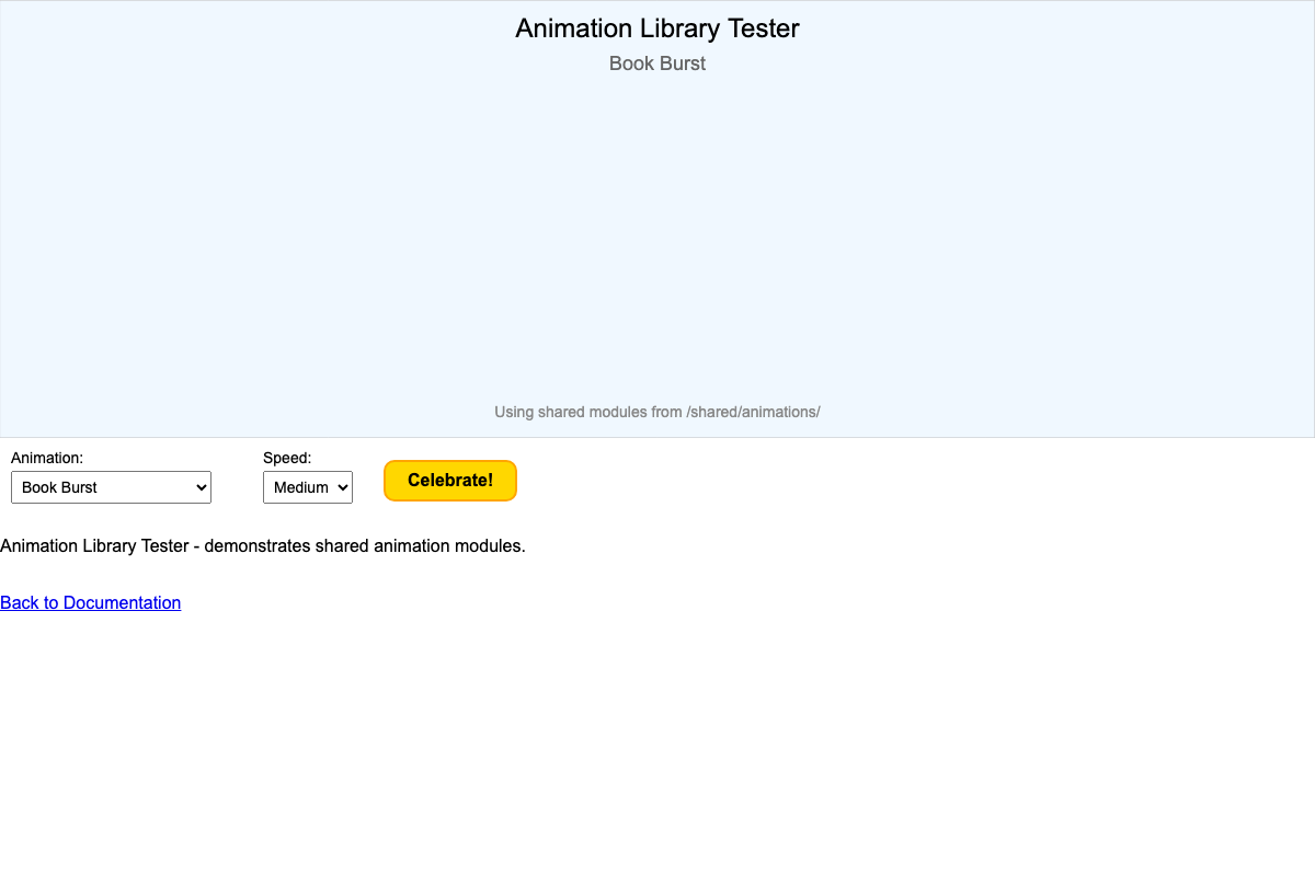Animation Library Tester