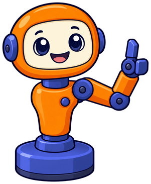 Servo giving an encouraging thumbs-up
