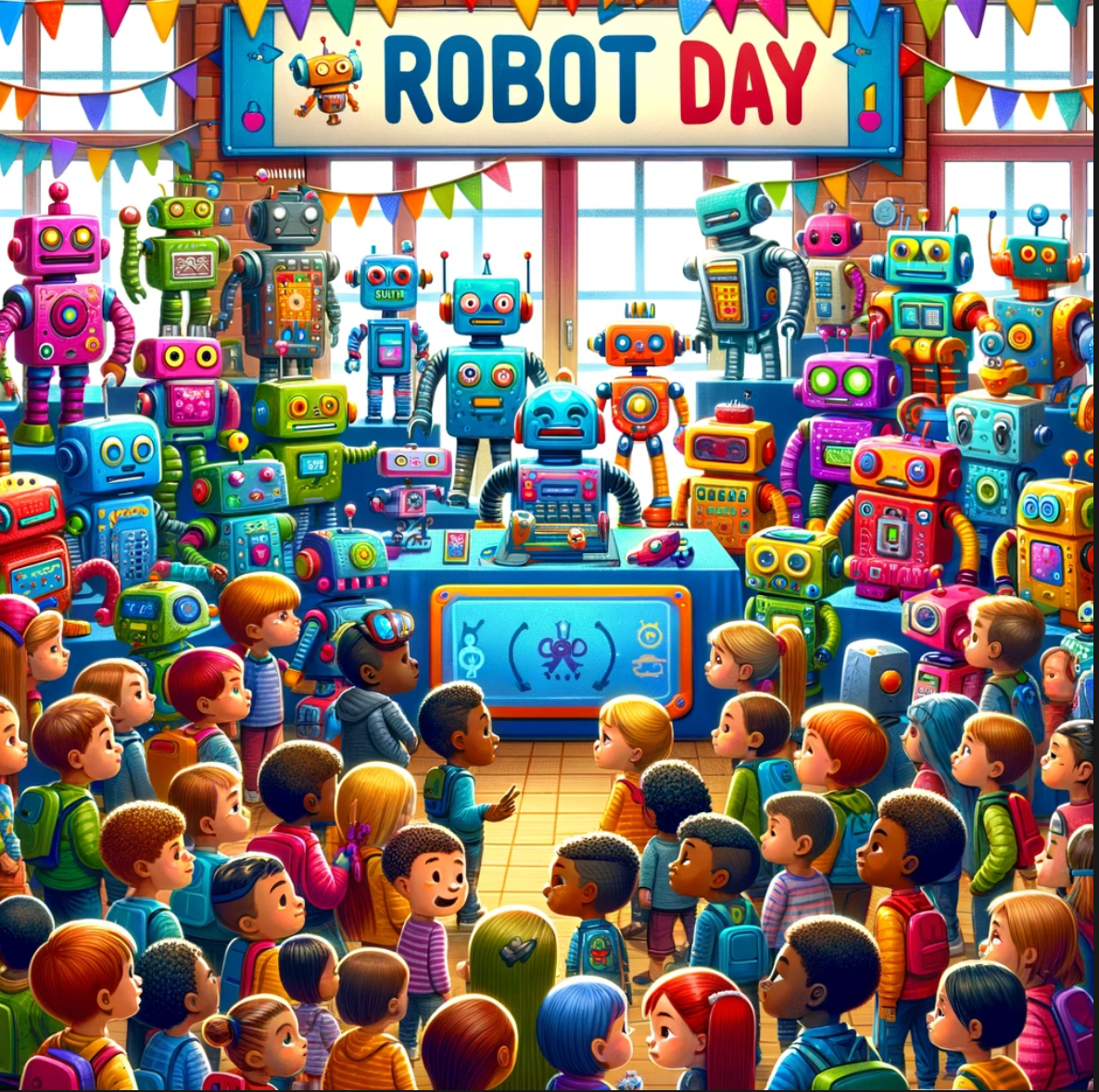 Robot Day Banner