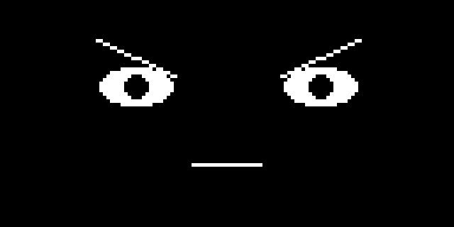 An angry expression