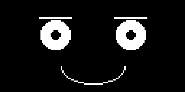 A happy expression