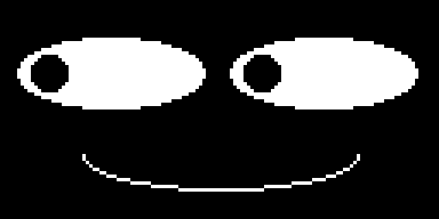 One frame of the eye-scan animation