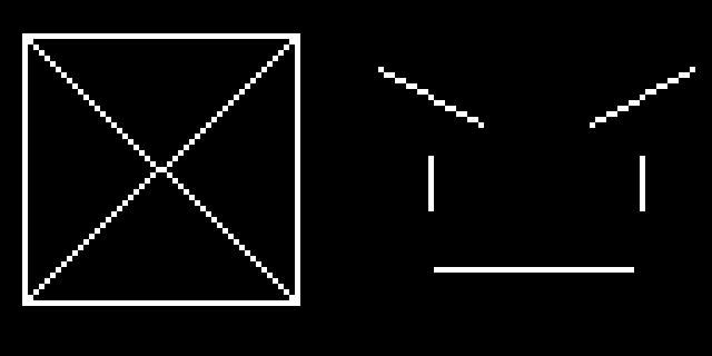 Sample output of the line program