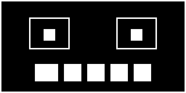Sample output of the rectangle program