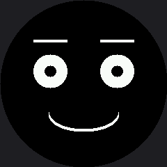 Simulated output of 10-happy-face.py