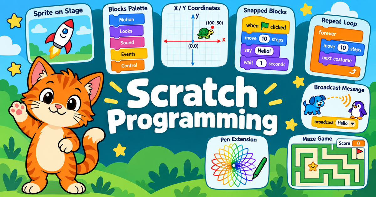 Scratch Programming for Kids cover