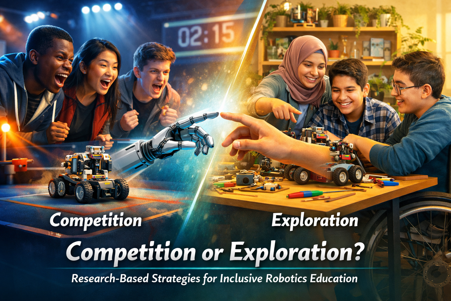 Exploration vs. Competition in Robotics