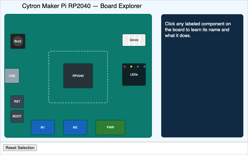 Cytron Maker Pi RP2040 Board Explorer