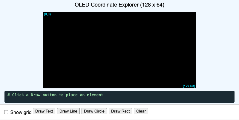 OLED Coordinate System Explorer