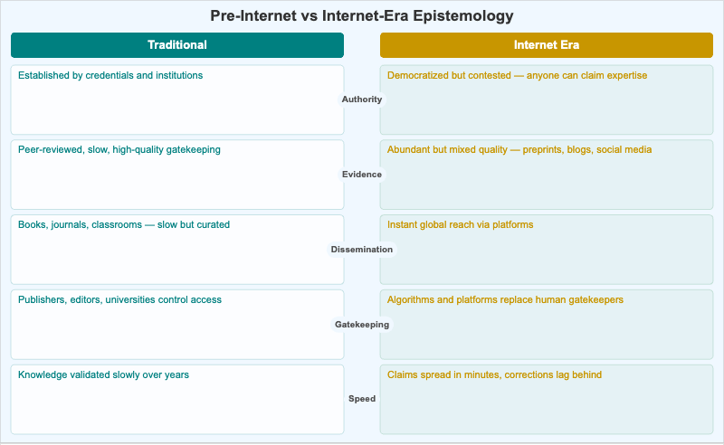 The Epistemology of the Internet