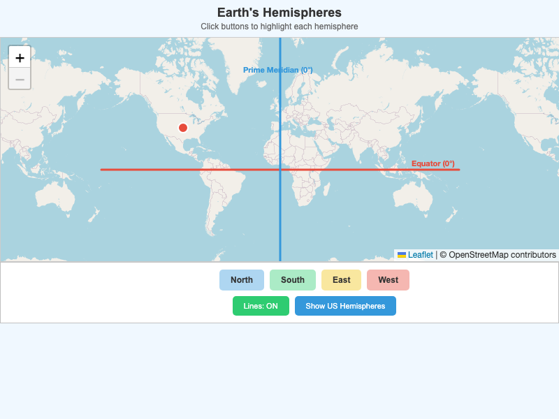 Hemispheres Globe