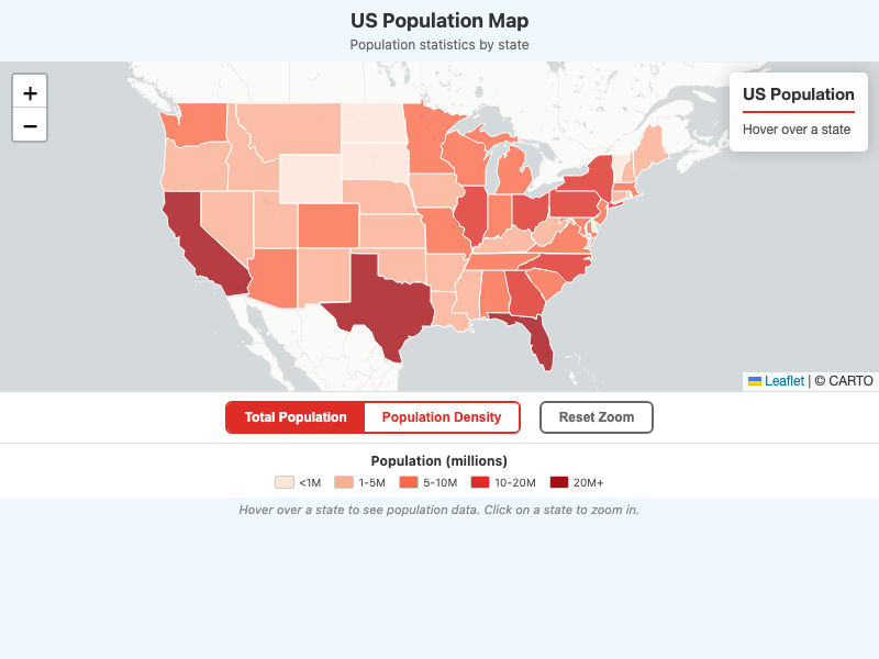 Population by State